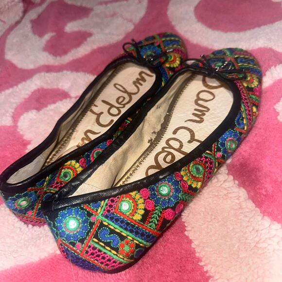 Sam edelman embroidered flats - Picture 2 of 4